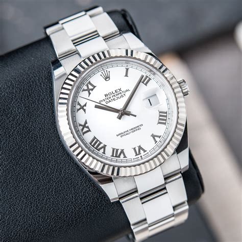 rolex datejust 41 oystersteel and white gold|2022 Rolex Datejust 41mm.